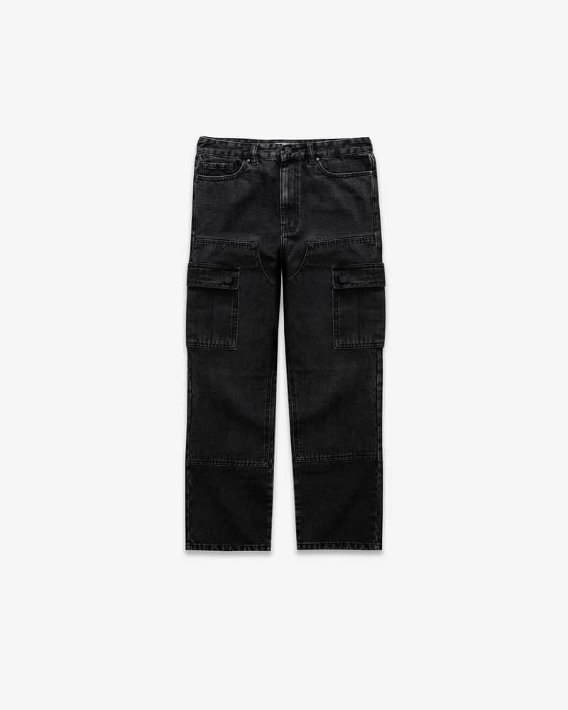 Benir Clothing Cargo Carpenter Denim - Blackout