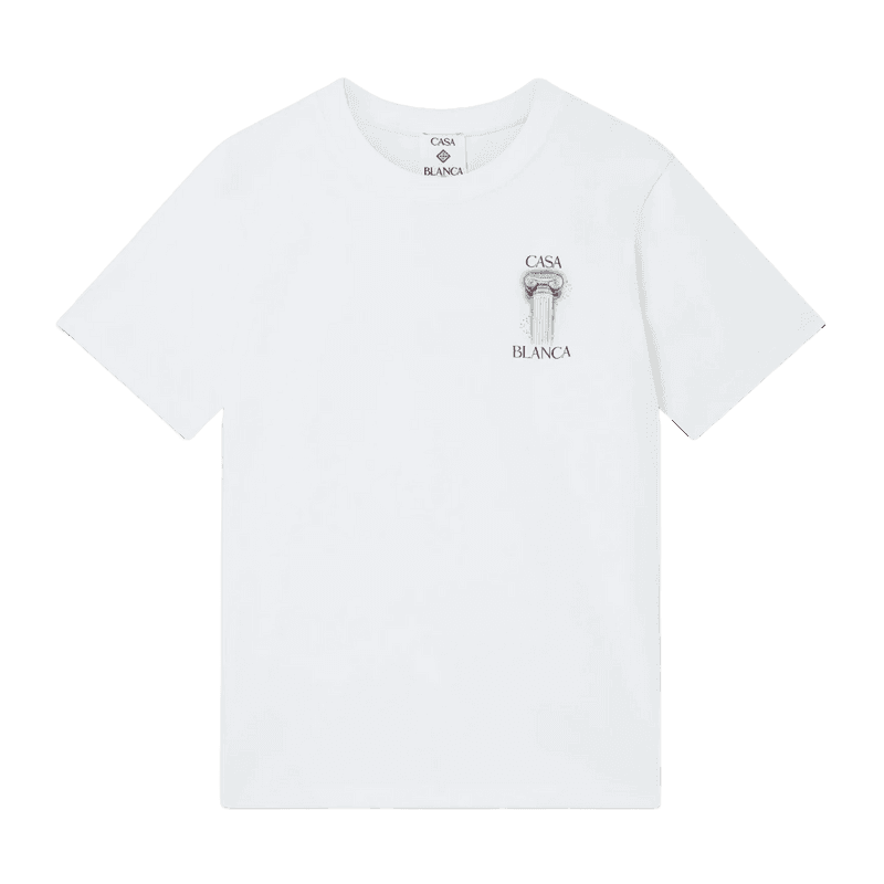 Casablanca La Colonne T-Shirt 'White'