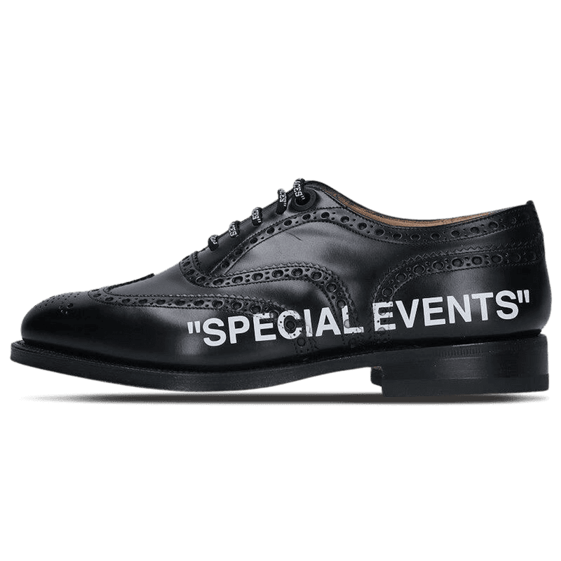 Church's x Off-White Burwood Flat Brogues "Special Events"