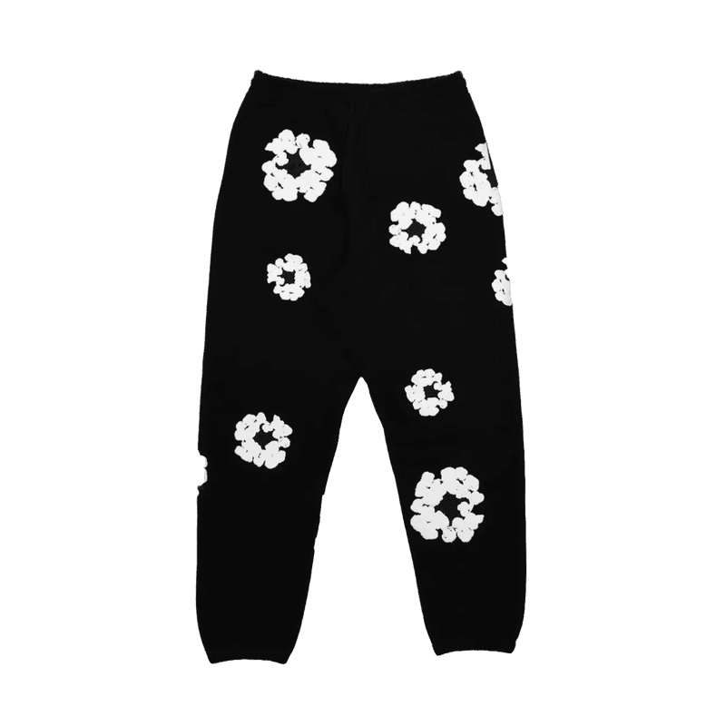 Denim Tears The Cotton Wreath Sweatpants 'Black'