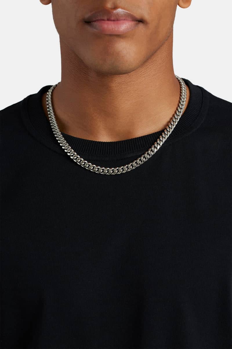 Cernucci Miami Cuban Chain - 8mm - White