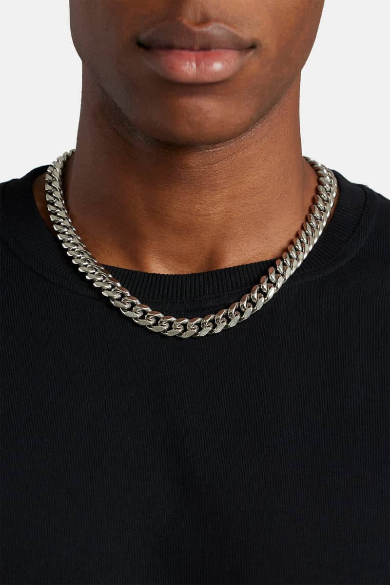 Cernucci Miami Cuban Link Chain - 12mm - White