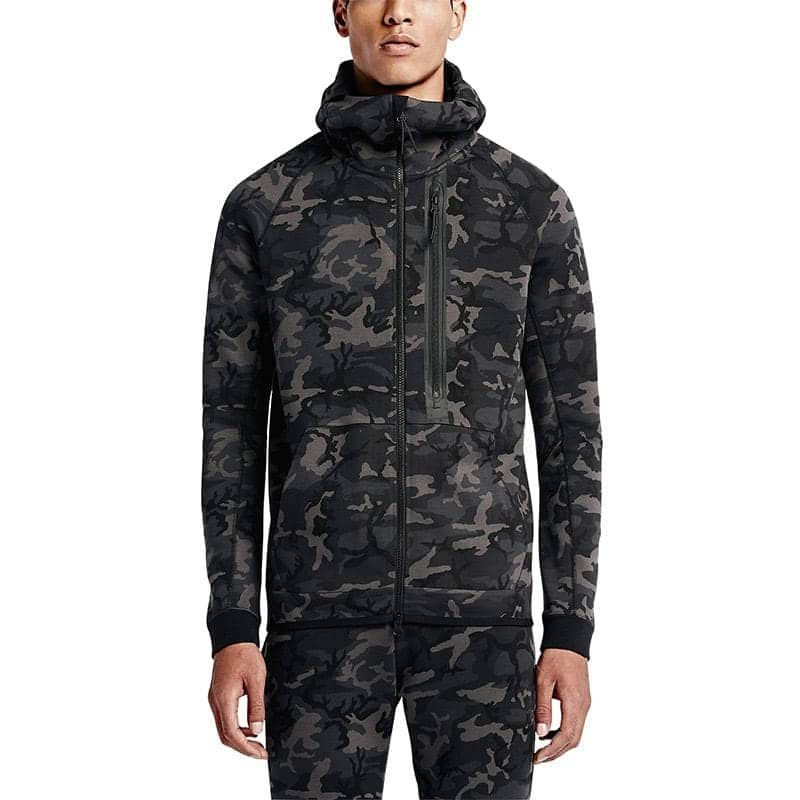NIKE TECH FLEECE MEN'S HOODIE - Medium Ash Black