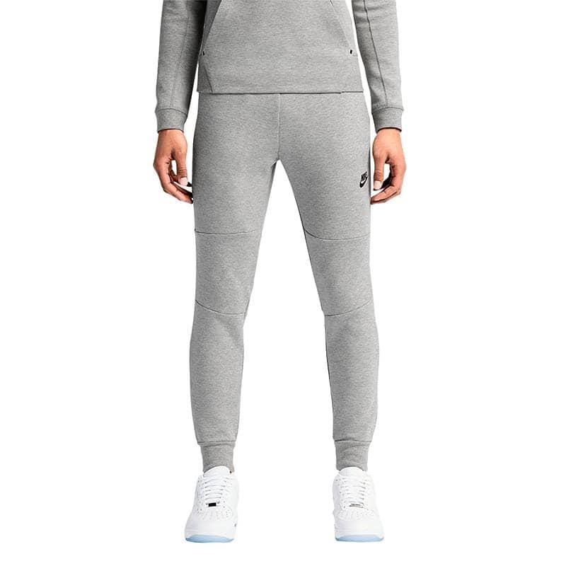 NIKE TECH FLEECE MEN'S TROUSERS - Medium Grey-Black