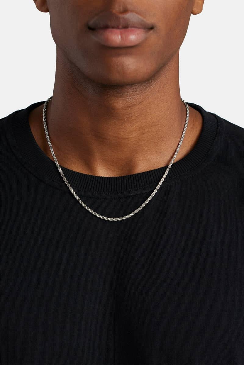 Cernucci Rope Chain - 3mm - White
