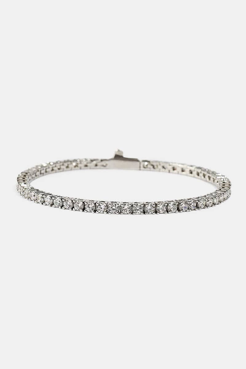Cernucci Tennis Bracelet - 3mm - White