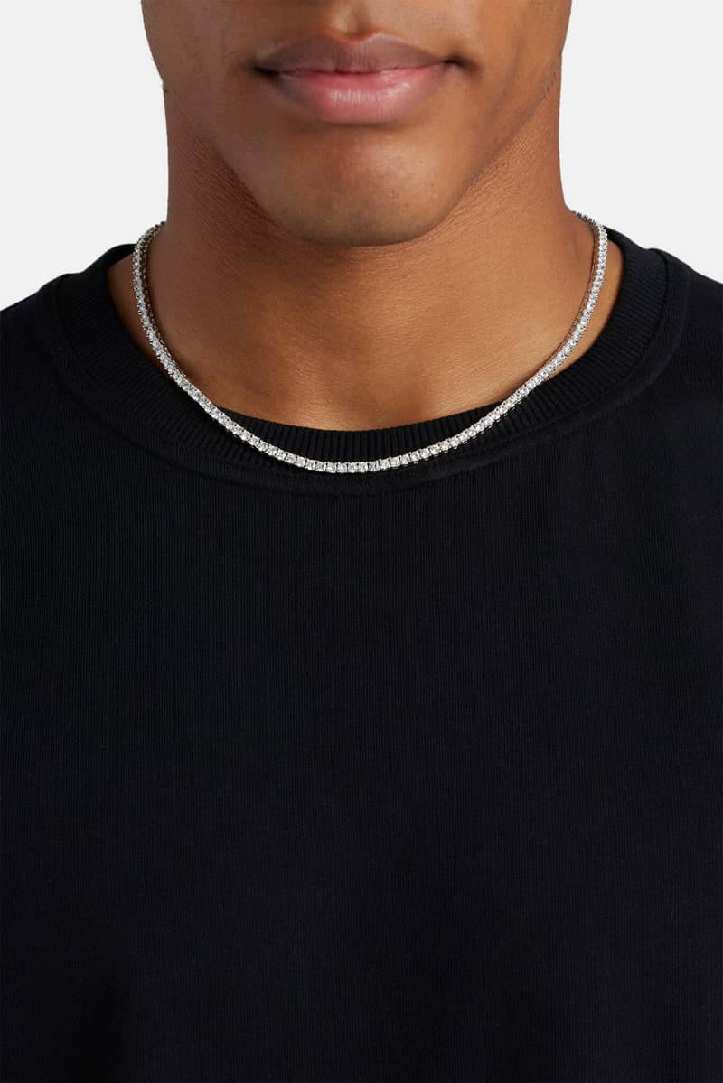 Cernucci Tennis Chain - 3mm - White