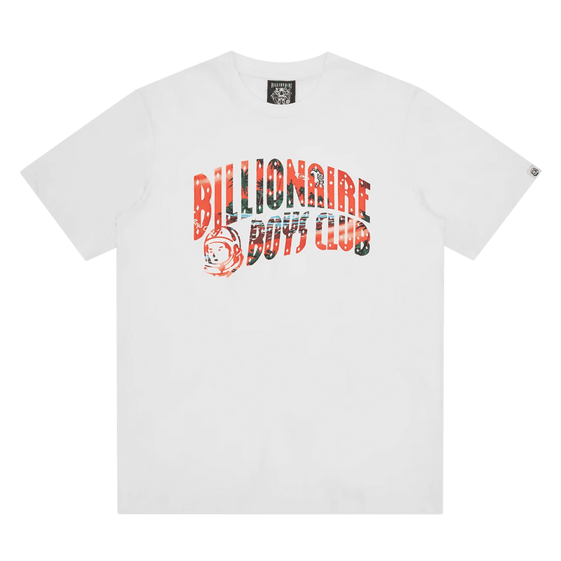 Billionaire Boys Club Tropical Island Fill Arch Logo T-Shirt 'White'