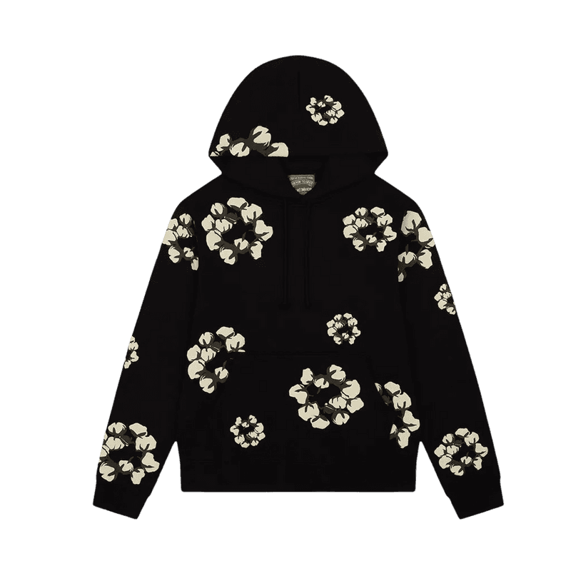 Denim Tears x Cactus Plant Flea Market Cactus Tears Wreath Hoodie 'Black'